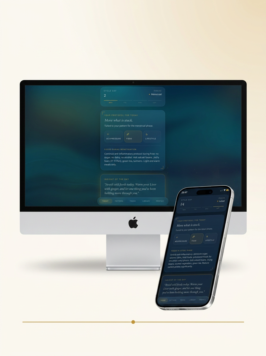 Cycle Signal web app — daily protocol on desktop and mobile