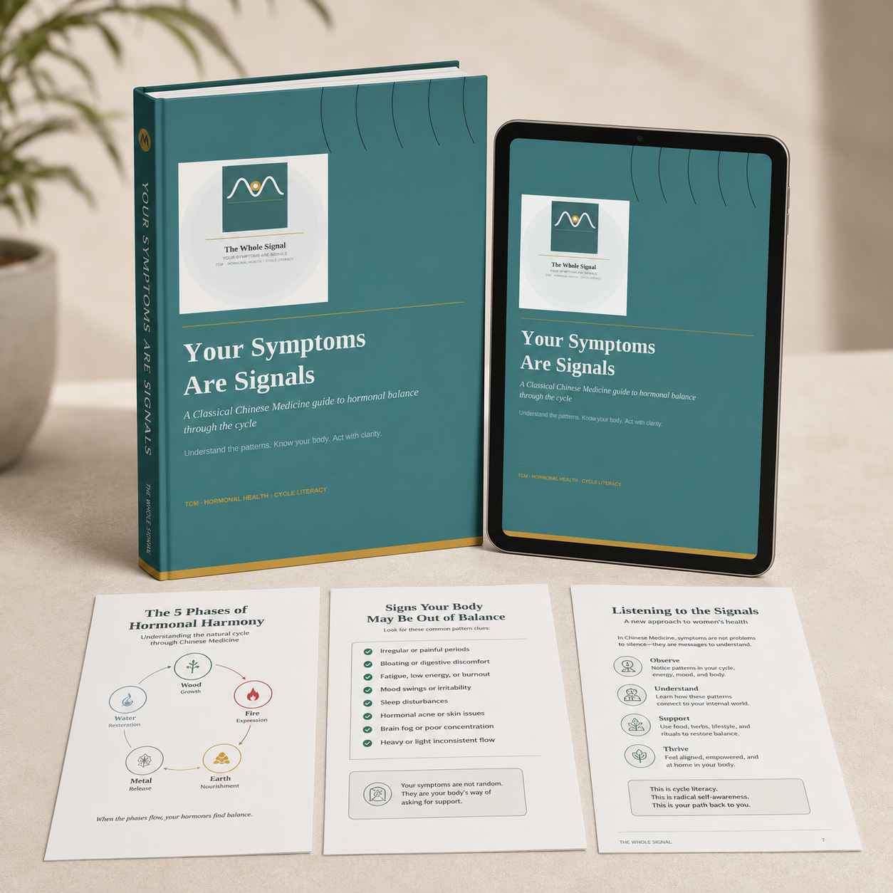 Your Symptoms Are Signals — guide mockup